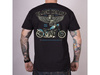 short sleeve T-Shirt BLACK HEART Blue Chopper