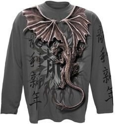 koszulka długi rękaw SPIRAL Oriental Dragon Wrap