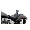 driver solo seat with backrest MUSTANG Wide Touring Plain 8111646