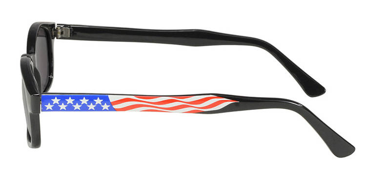 okulary motocyklowe X-KD's FLAG FRAME/SMOKE LENS