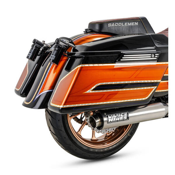 tłumik system 2-1 VANCE & HINES HD Touring Supersport Brushed 995545