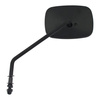 left motorcycle mirror MCS HD All Models OEM Style Long Stem Black 519808