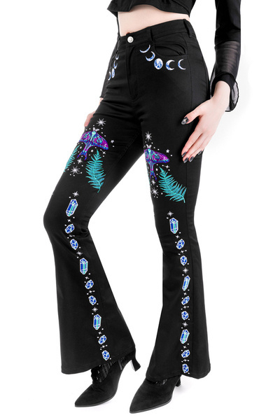 spodnie dzwony RESTYLE Enchanted Forest