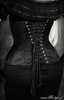 corset RESTYLE BLACK PEACOCK