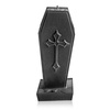 candle CANDELLANA Coffin With Cross Black Metallic