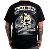 short sleeve T-Shirt BLACK HEART Hot Rod Bell