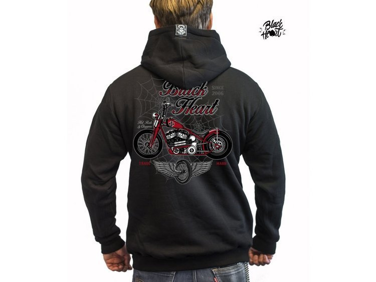 bluza BLACK HEART Red Baron Chopper