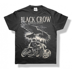 short sleeve T-Shirt CHOPPERS DIVISION Black Crow