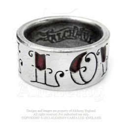 obrączka ALCHEMY GOTHIC LOVE/HATE