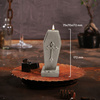 candle CANDELLANA Coffin With Cross Brass