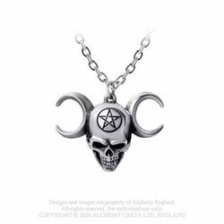 pendant ALCHEMY GOTHIC Triunity Skull