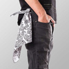 Bandana chusta ROCK DADDY biała Paisley