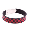 wristband ROCK DADDY Red Checker