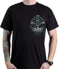 short sleeve T-Shirt BLACK HEART Hot Rod Knuckle