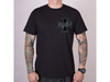 short sleeve T-Shirt BLACK HEART Chopper Cross