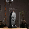 świeca CANDELLANA Coffin With Pentagram Black Metallic