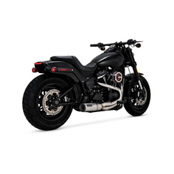 tłumik system 2-1 VANCE & HINES HD Softail Hi-Output Short Brushed 918559