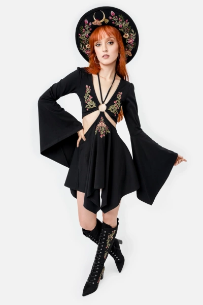 sukienka mini RESTYLE Forgotten Gardens