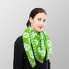 scarve ROCK DADDY Big Skulls Apple Green