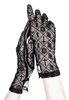 rękawiczki RESTYLE GOTYCKIE Luxurious Goth Monogram