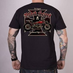 Short sleeve T-Shirt BLACK HEART Vintage Iron