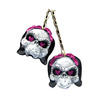 brelok na lusterko samochodowe LETHAL THREAT Dangler Girl Skulls