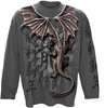long sleeve T-Shirt SPIRAL Oriental Dragon Wrap