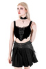 crop top RESTYLE Batwing LaceUp