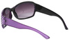 motorcycle sunglasses Chix Forever Purple Gradient Smoke Lens/Rhinestones