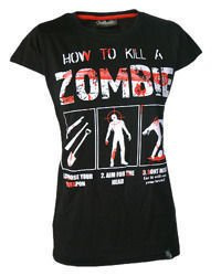 short sleeve T-Shirt DARKSIDE HOW TO KILL A ZOMBIE