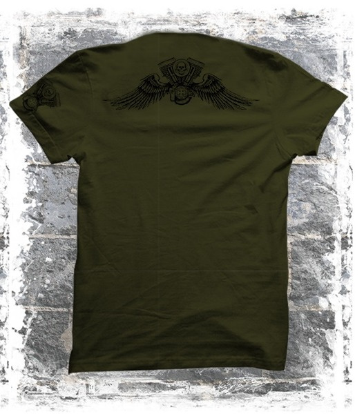 Short sleeve T-Shirt ALISTAR MOTOR SKULLS