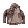 kurtka WCC Sherpa Lined Canvas Work Jacket Frontier Brown