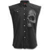 workshirt SPIRAL Shadow Skull Grey