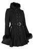 coat RESTYLE Pleated Coat with Zipper Fastening