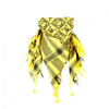 arafat scarf ROCK DADDY Checker With Skulls Yellow
