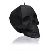 świeca CANDELLANA Skull Low-Poly Black Matt Big