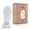 candle CANDELLANA Coffin With Cross White
