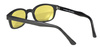 okulary motocyklowe KD's MATTE BLACK/YELLOW LENS