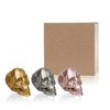 set of candles CANDELLANA Skull Low-Poly Small SET 1