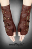 gloves RESTYLE arm warmers with buckles