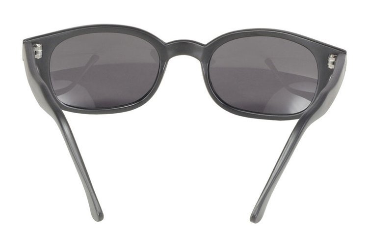 motorcycle sunglasses KD's MATTE BLACK/POLARIZED GREY LENS