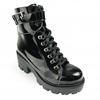 buty rockowe ALTERCORE Enid Vegan Black Patent