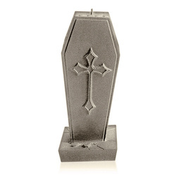 świeca CANDELLANA Coffin With Cross Brass