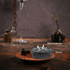 candle CANDELLANA Pentagram Black Metallic