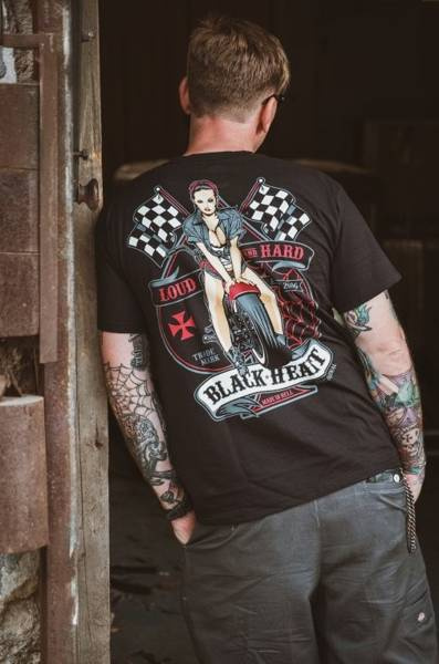 koszulka krótki rękaw BLACK HEART Loud and Hard
