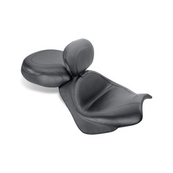 Mustang 2-p wide touring vintage seat plain black 8111655