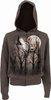 hoodie SPIRAL Forest Wolf Chocolate