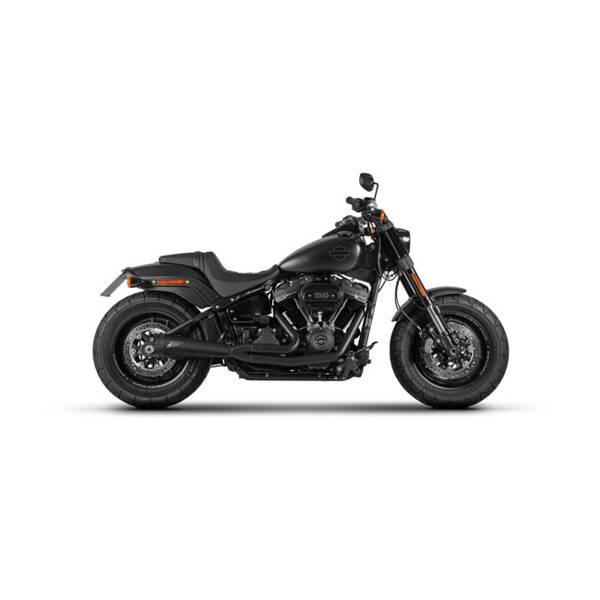tłumik system 2-1 ZARD HD Softail M8 Short Cone Exhaust System Black 982552