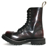 combat boots STEEL 105/106/O BURGUND-BLACK