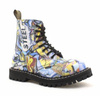 combat boots STEEL 113/114/O FULL GRAFFITI